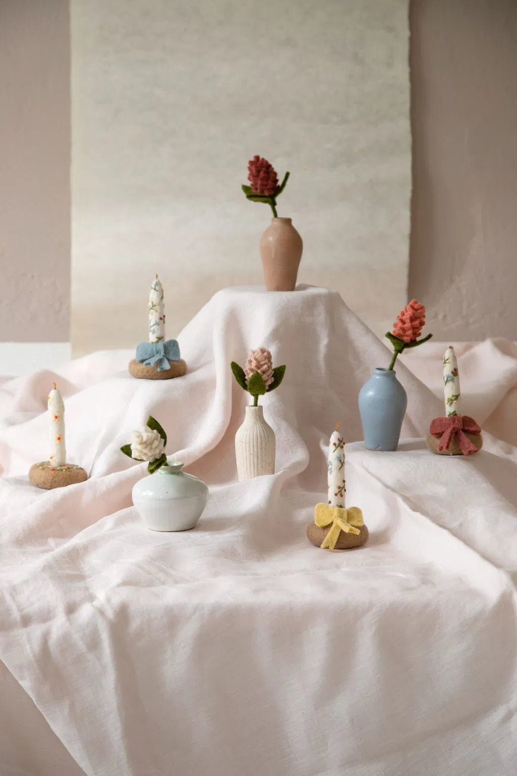 Fleur d'artichaut - Rose poudré — En Gry & Sif , Lyon