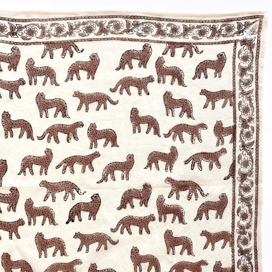 Small foulard Bengale - Latte