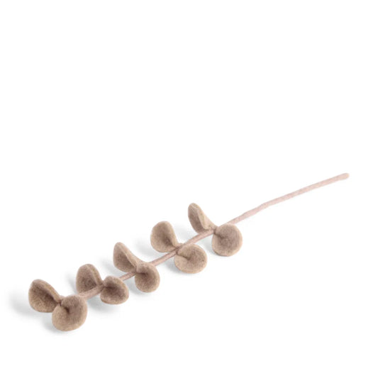 Branche de feuillage rond - Beige