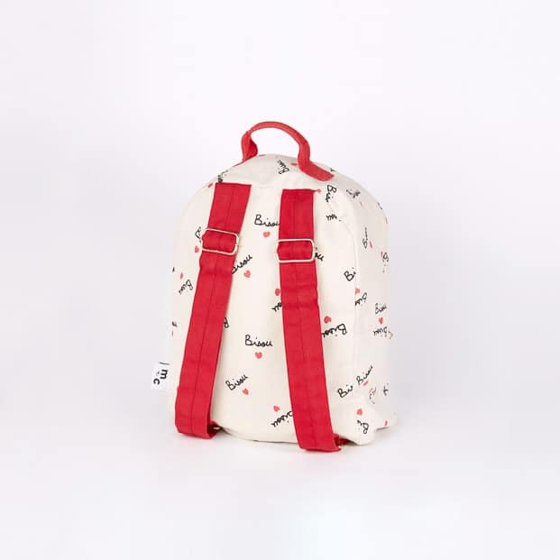 Petit sac-à-dos Bisou rouge