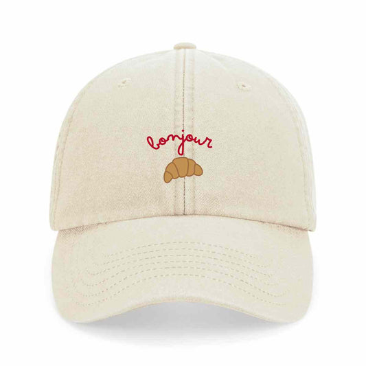 Casquette Bonjour - Beige