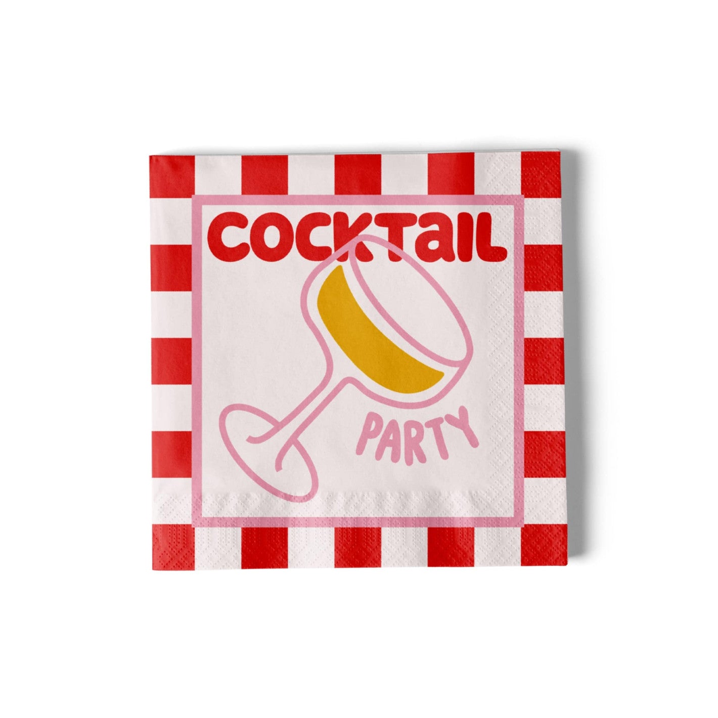 Pack de 20 serviettes en papier - Cocktail party