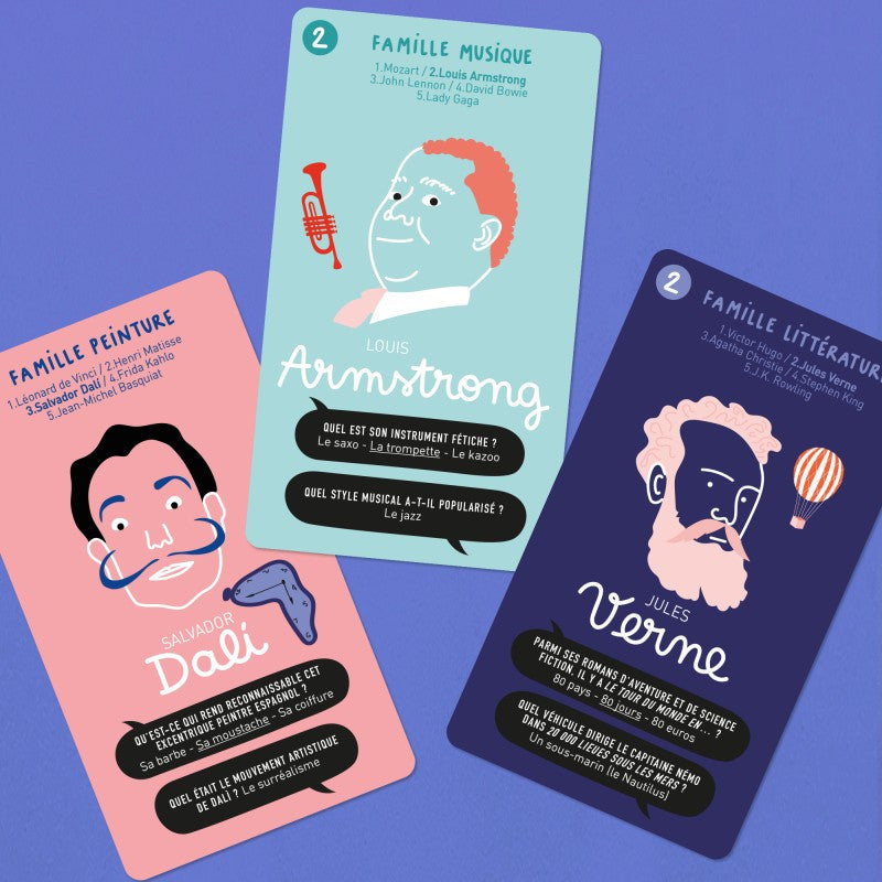 Jeu des 7 familles - Super artistes