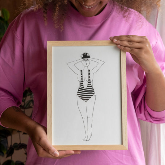 Affiche A4 Backwards — Helen b , Lyon