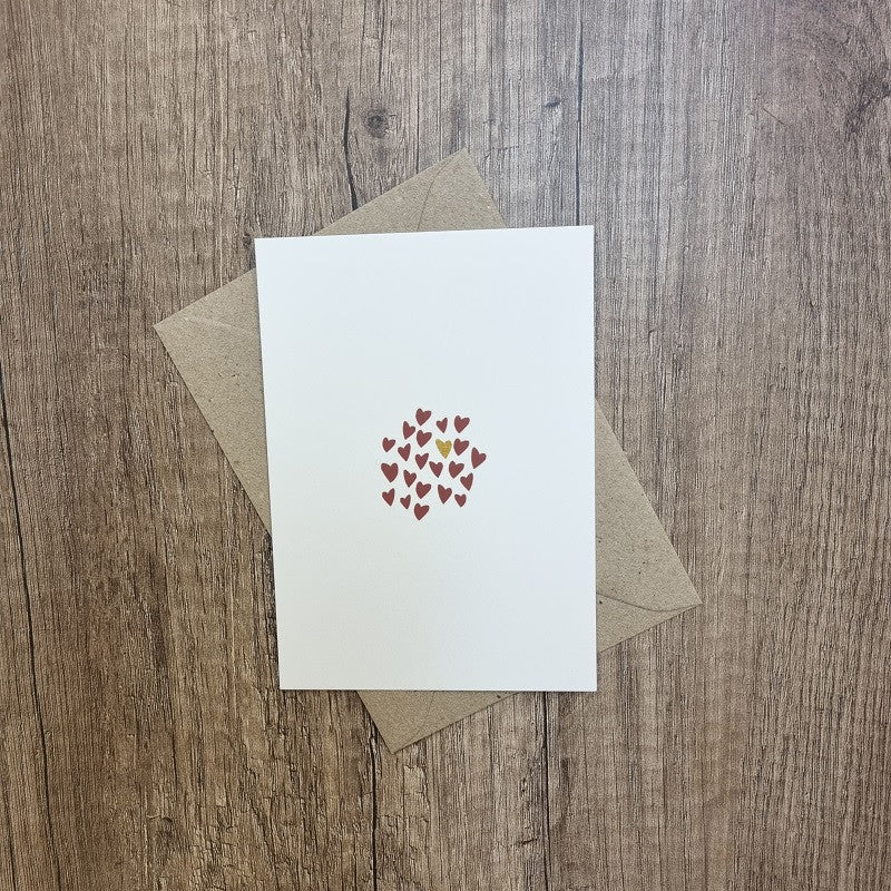 Carte Coeurs rouges — Poussière des rues , Lyon