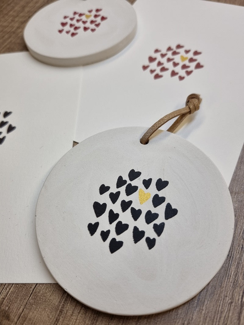 Carte Coeurs rouges — Poussière des rues , Lyon