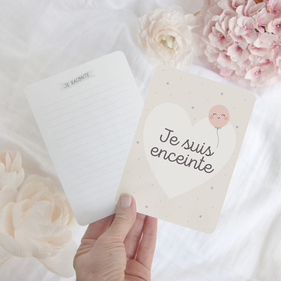 Cartes étapes Souvenirs de grossesse — Zü , Lyon