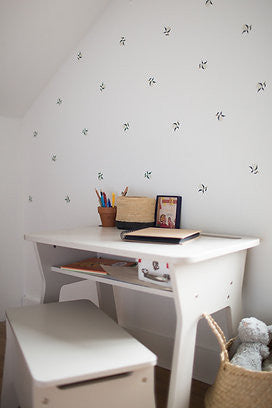 Pochette de 6 planches de 24 stickers - nenuphars