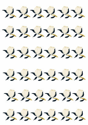 Pochette de 6 planches de 24 stickers - nenuphars
