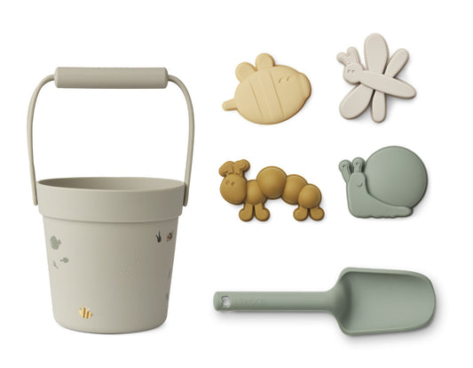 Set de plage en silicone - Nature mist mix
