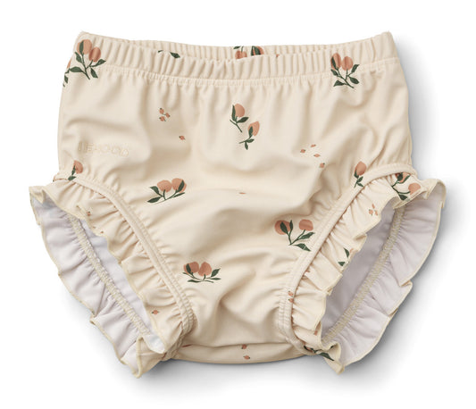 Culotte de bain froufrous Peach - 3/9mois