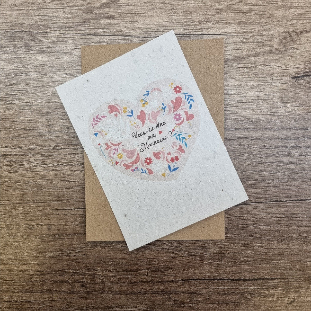 Carte à planter Demande marraine — Créabisontine , Lyon
