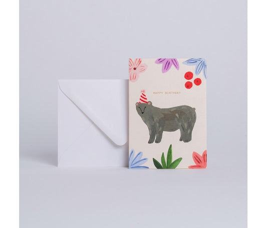 Carte Bear Happy birthday — Season Paper , Lyon