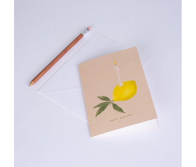 Carte Lemon happy birthday — Season Paper , Lyon