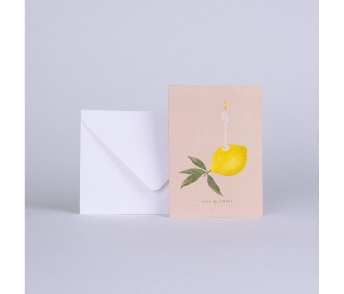 Carte Lemon happy birthday — Season Paper , Lyon