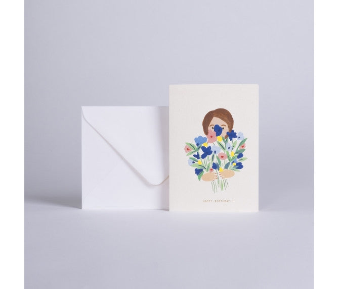 Carte Flowers Happy birthday — Season Paper , Lyon