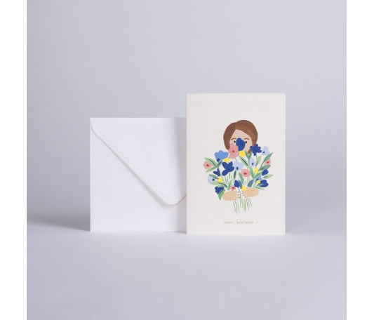 Carte Flowers Happy birthday — Season Paper , Lyon