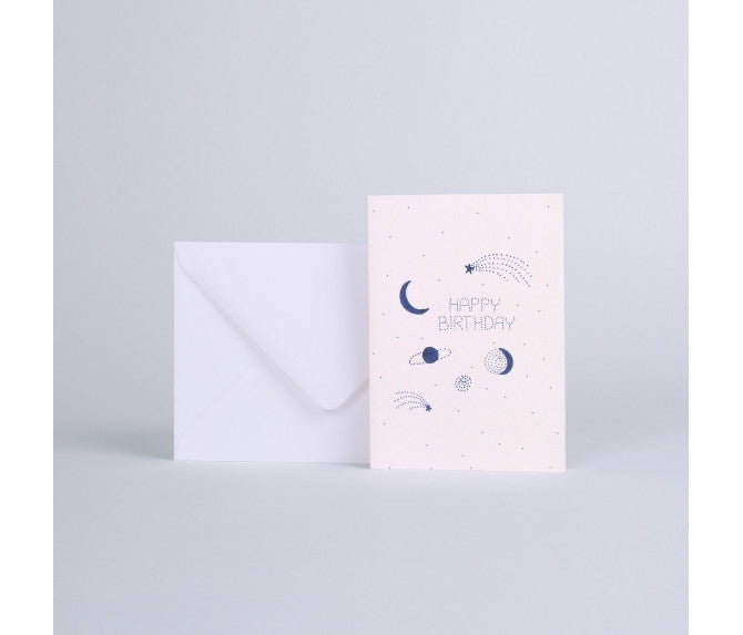 Carte Stellar Happy birthday — Season Paper , Lyon