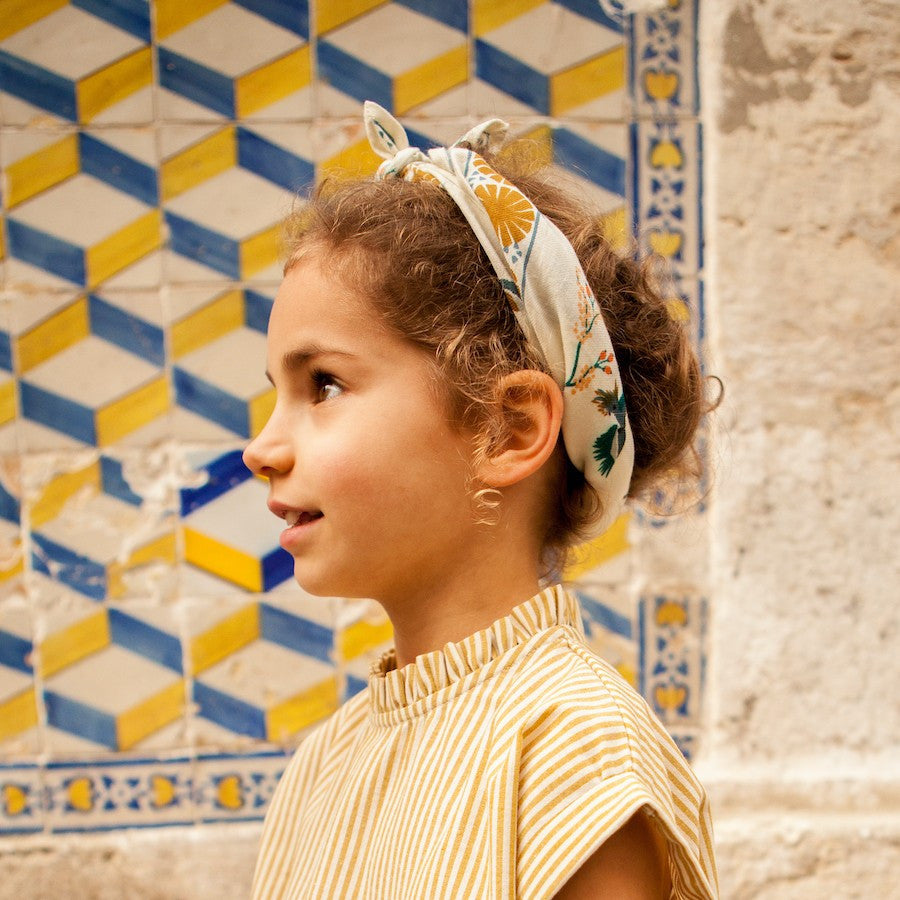 Small foulard Cerisier - Fleur de vanille — Apaches collections , Lyon