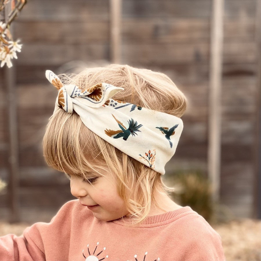 Small foulard Cerisier - Fleur de vanille — Apaches collections , Lyon