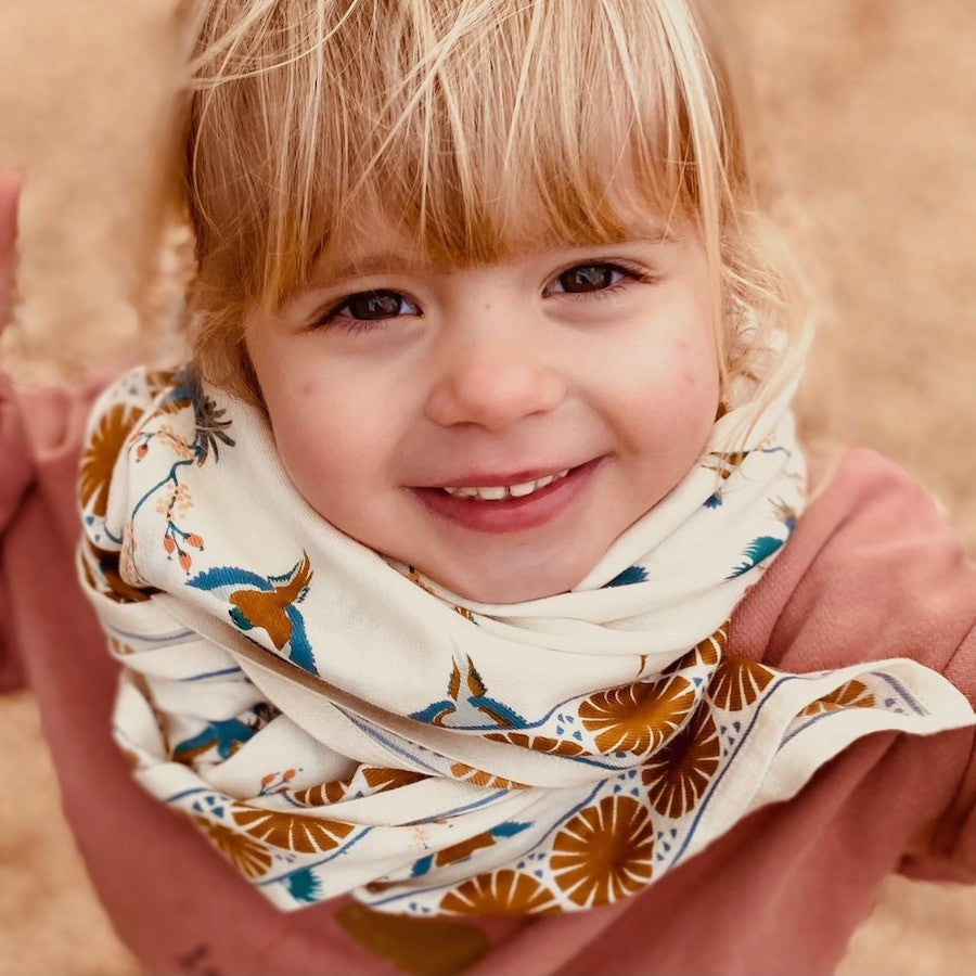 Big foulard Cerisier - Fleur de vanille