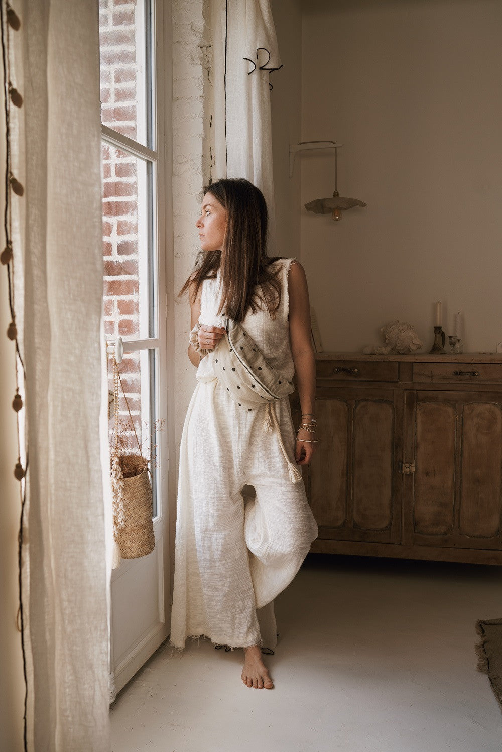 Sac banane coeurs - sable — Rose in April , Lyon