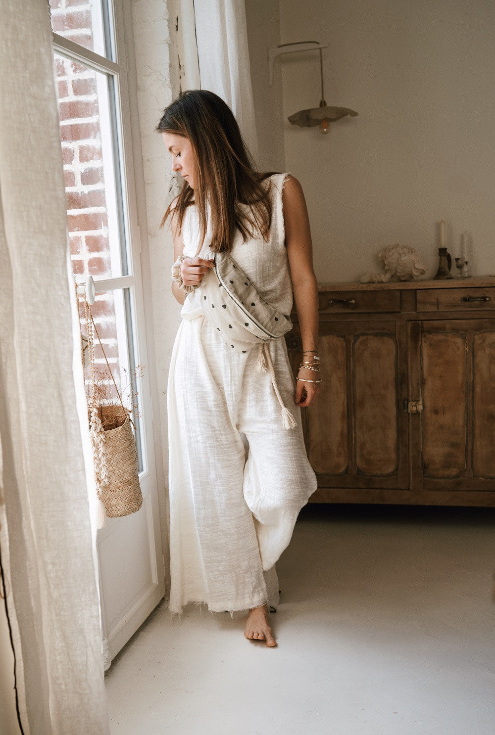 Sac banane coeurs - sable — Rose in April , Lyon