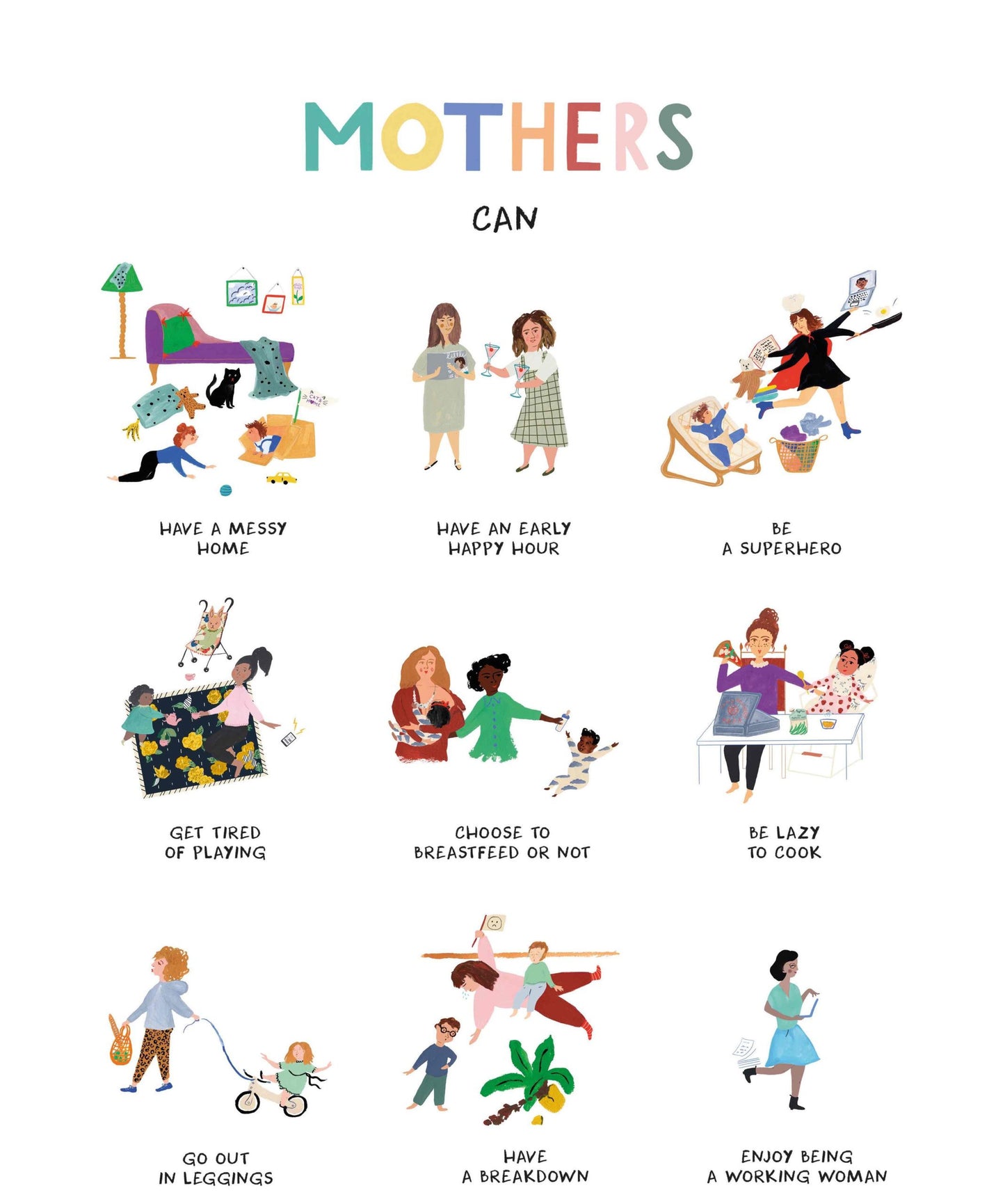 Affiche A3 Mothers can
