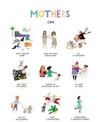 Affiche A3 Mothers can — Garcon Milano , Lyon