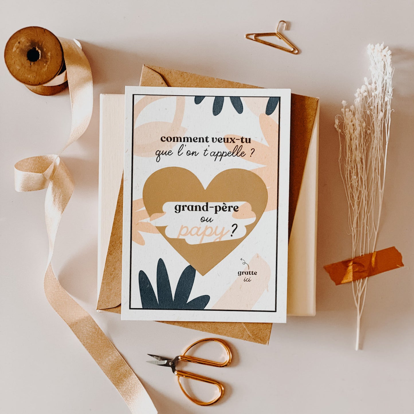 Carte à gratter - Tu vas être papy — LaureMJoy , Lyon