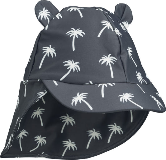 Chapeau anti-UV Palms/dark blue - 3/6mois