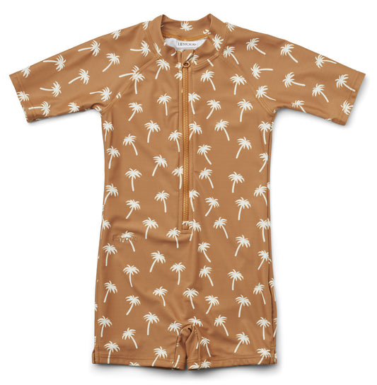 Combinaison de bain Palms/almond - 1an et demi/2ans
