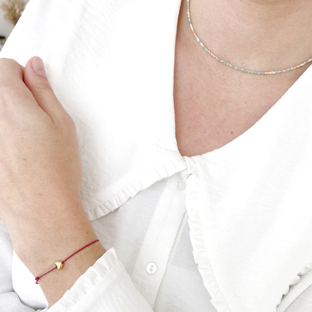 Collier codé Bonne fête Maman