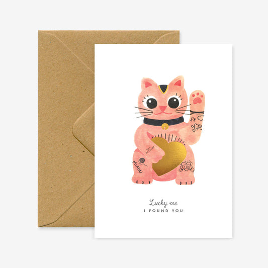 Carte Gold lucky cat
