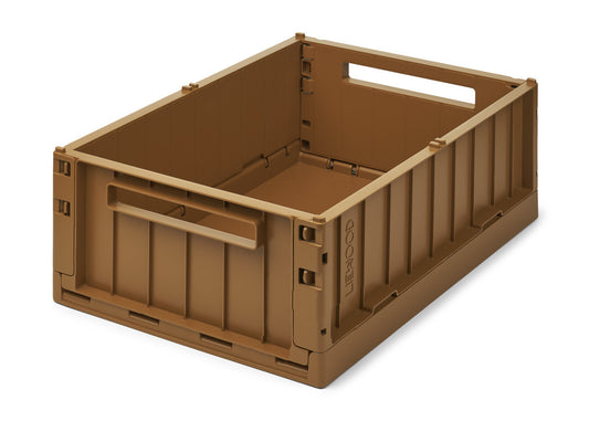 Boîte de rangement medium Weston - Golden caramel