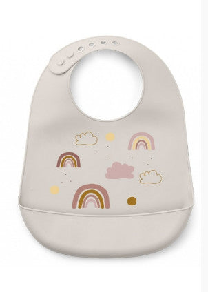 Bavoir en silicone - Rainbow