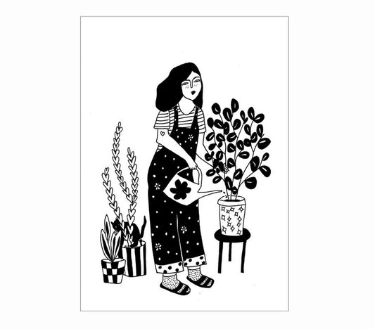 Affiche A4 Plant lover