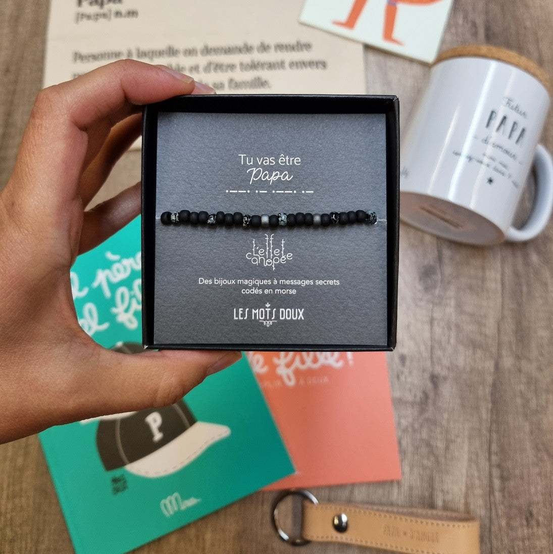 Bracelet tu vas être papa — Les mots doux , Lyon