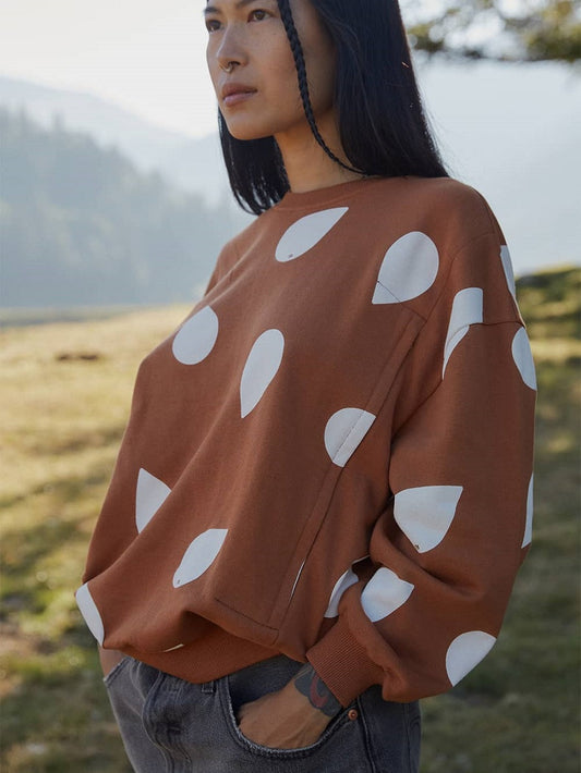 Sweat-shirt d'allaitement Raining milk Camel - Taille XL — Tajinebanane , Lyon