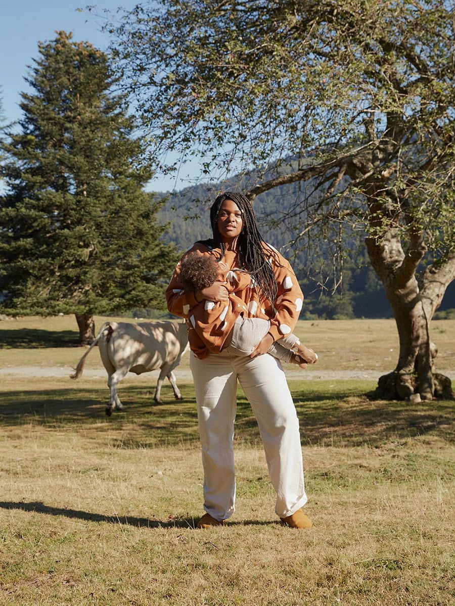Sweat-shirt d'allaitement Raining milk Camel - Taille XL — Tajinebanane , Lyon