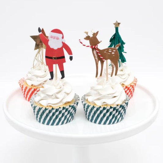 Kit cupcakes Noël pastel — Meri Meri , Lyon