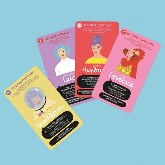 Jeu des 7 familles - Super nanas — Minus , Lyon