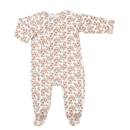 Combinaison avec pieds 3mois Californian poppy