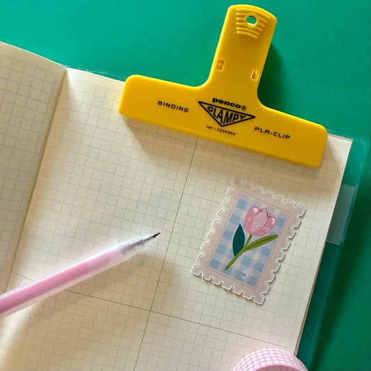 Sticker Timbre tulipe