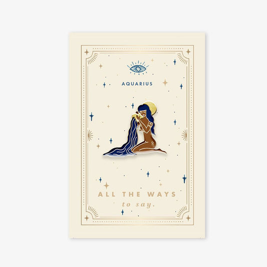 Pin's Aquarius / Verseau