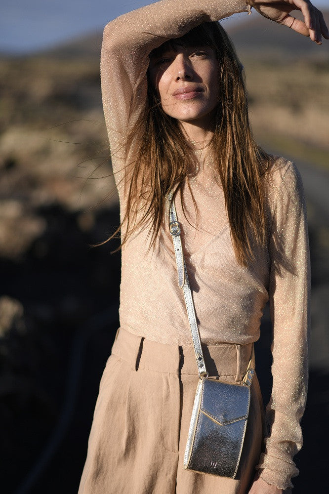 Pochette smartphone Sheila - doré