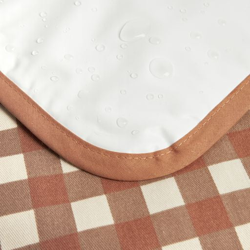 Matelas à langer nomade Hyde park - Terracotta cheks