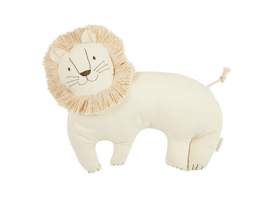 Coussin Lion blanc