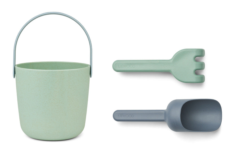 Set de plage Donny - dusty mint multi mix