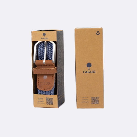 Ceinture bleu chiné — Faguo , Lyon